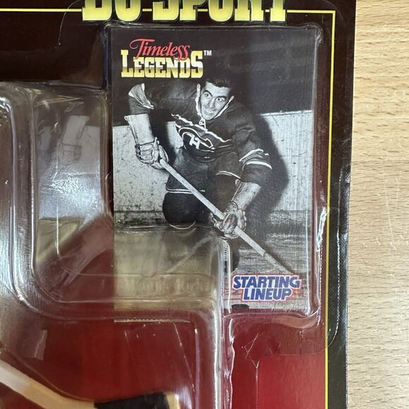 NHL Hockey Starting Lineup Maurice Richard Timeless Legends Figure w/ Card - Picture 4 of 4